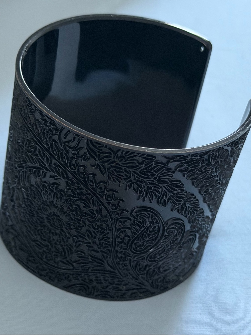 Vintage Burberry metal cuff bracelet
